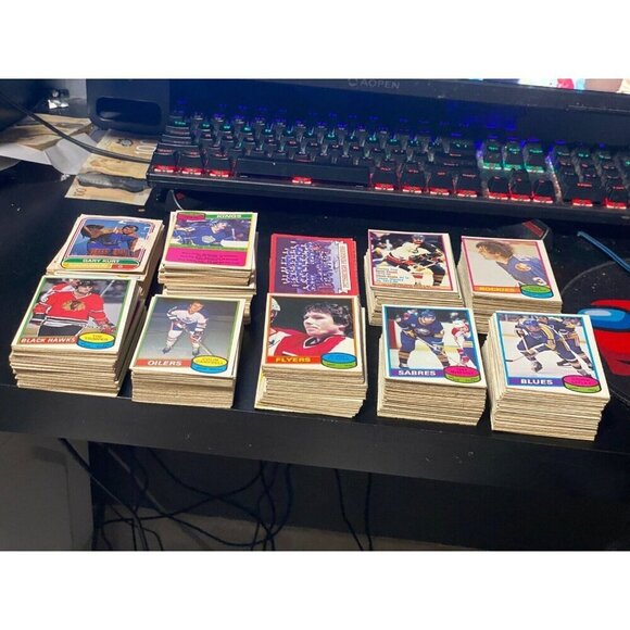 Vintage 1970s-80s Opc Hockey Card Lot O-Pee-Chee NHL GOOD CONDITION 400+ CARDS - Picture 15 of 16